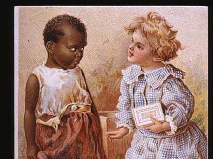 NK Fairbank Co. depicted black children as unclean.