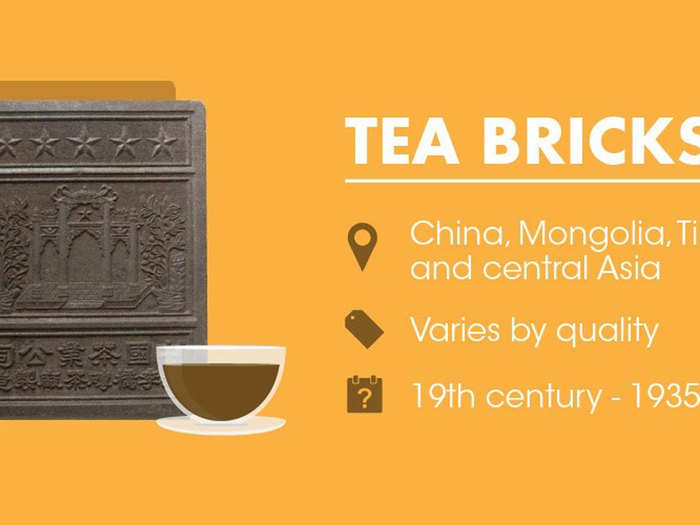 Tea bricks