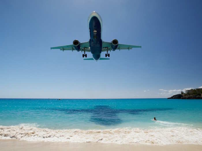 8. St. Maarten Airport, Caribbean — Whether you