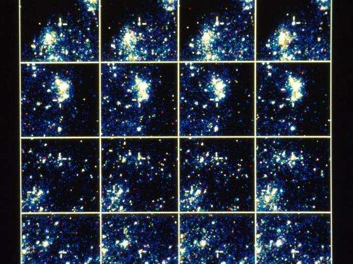 One of the main objectives of the telescope was to measure the Hubble Constant, the rate that Edwin Hubble calculated the universe is expanding at. In 1993, scientists starting getting their first hint with this set of images that measured how fast stars called Cepheids were traveling.