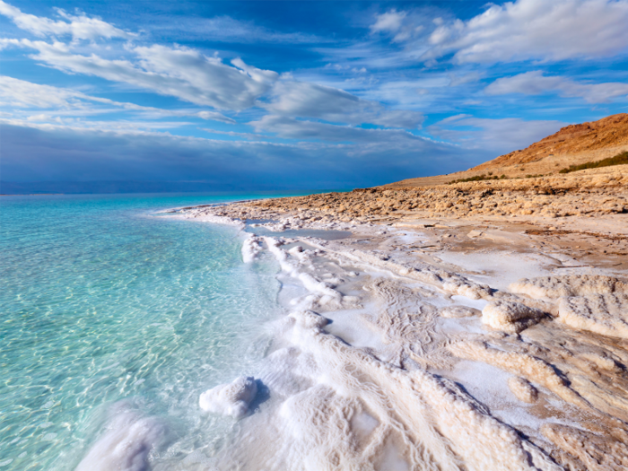 The Dead Sea, which borders Jordan and Israel, has sunk 80 feet and disappeared by a third in the past 40 years. Experts fear that if water continues to be used from the River Jordan, which is where the Dead Sea draws its water from, it will be in danger of disappearing.