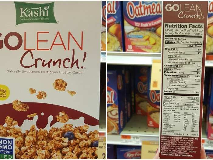 Go Lean Crunch: 13 g