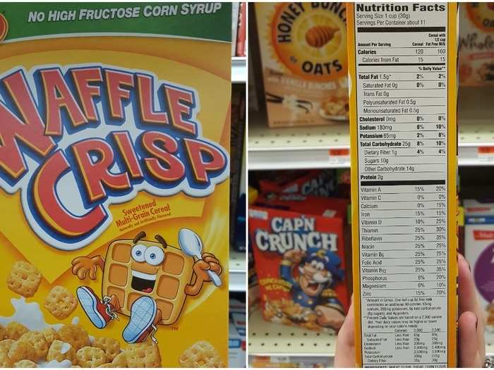 Waffle Crisp: 7.5 g