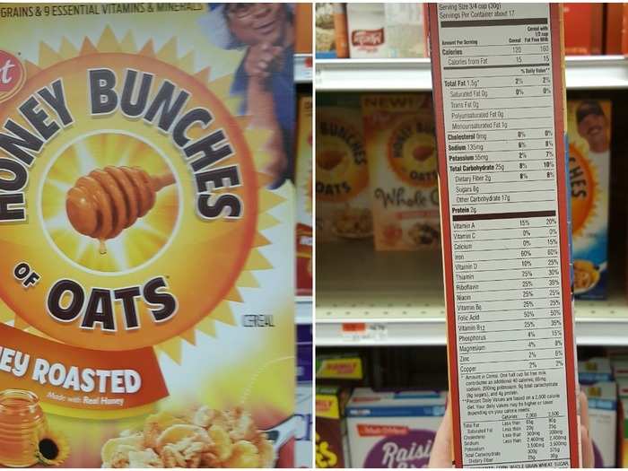 Honey Bunches of Oats: 6 g