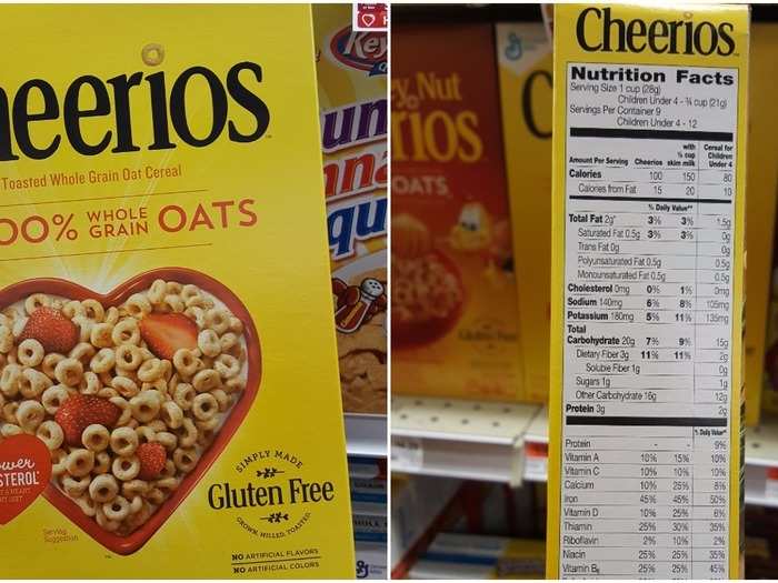 Cheerios: 0.75 g