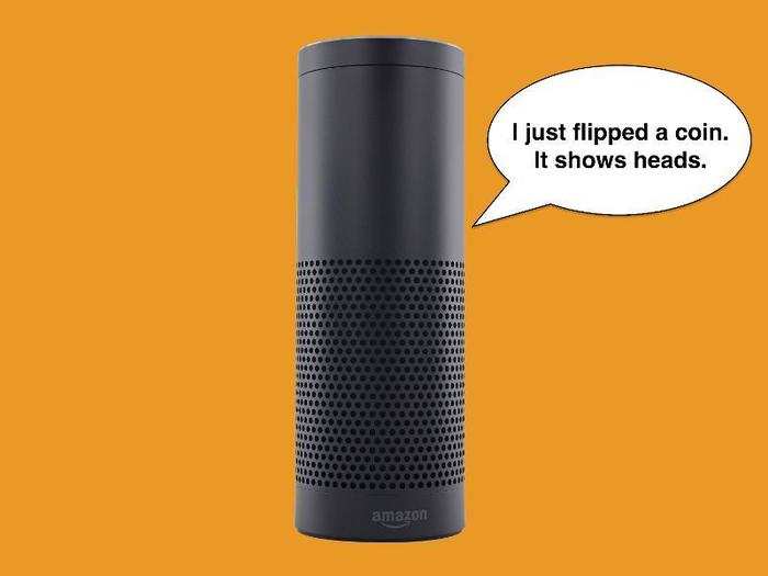 Alexa, heads or tails?