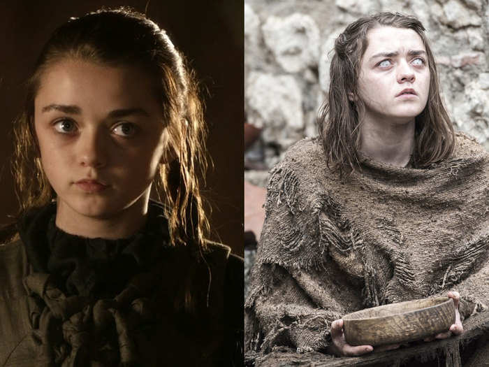 Before playing Arya Stark, Maisie Williams had never acted professionally. Since then, the 19-year-old has added more credits to her name, including four episodes of "Doctor Who" and five feature films.