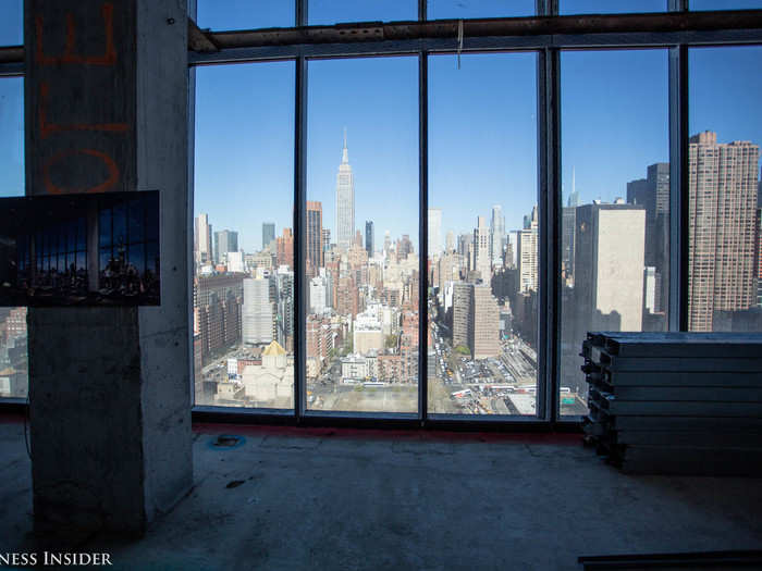 The fitness center, meanwhile, will look west towards the Empire State Building.