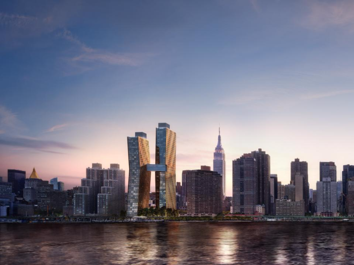 Over time, and especially as it gains its green patina, these buildings will definitely be a distinctive part of the Manhattan skyline.