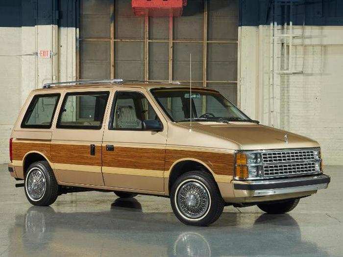 Initially, the minivan was sold under the Plymouth Voyager and Dodge Caravan monikers.