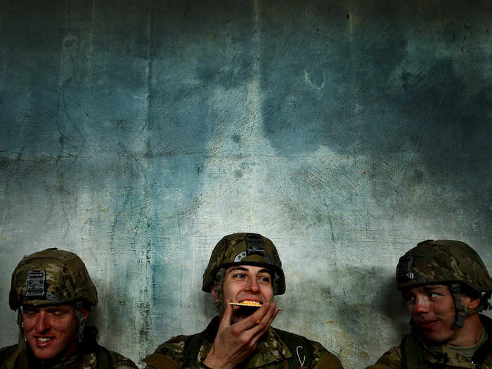 Military Photographer of the Year Photo: "Chow Time," by Staff Sgt. Kenny Holston, US Air Force