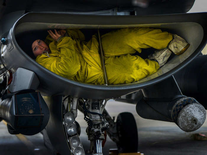 Military Photographer of the Year Photo: "Tucked In," by Staff Sgt. Kenny Holston, US Air Force