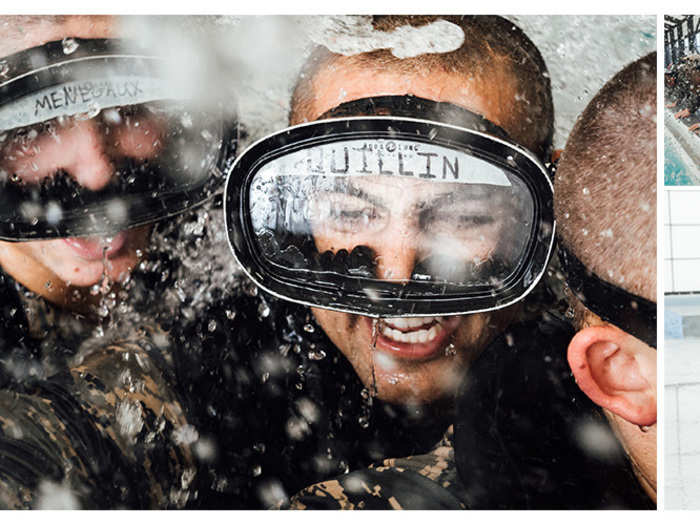 Military Photographer of the Year Photo Runner Up: "Into the Pool," by SrA. Jordan A Castelan, US Air Force