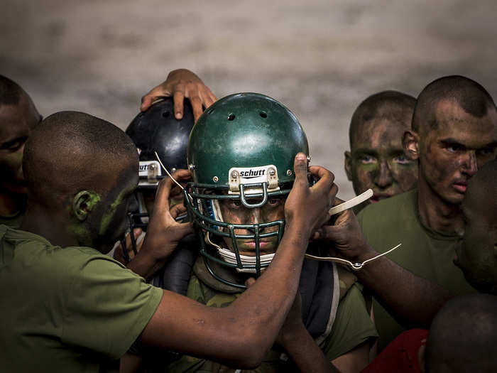 Military Photographer of the Year Photo Honorable Mention:"Let Me Fix That," by Staff Sergeant Marianique Santos, US Air Force