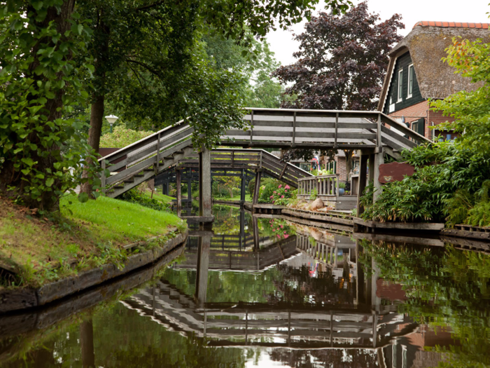 Hundreds of bridges line these waterways, connecting together the area