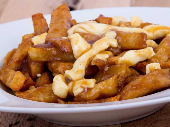 Poutine is a Canadian comfort food that