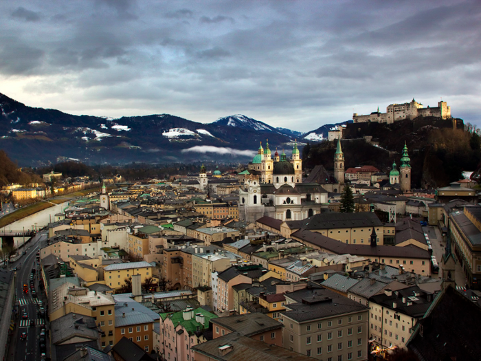 9. Austria — The country scores average for income and living costs but a lower proportion of rent is spent, when compared to Britain, so it just about pulls ahead of the UK.