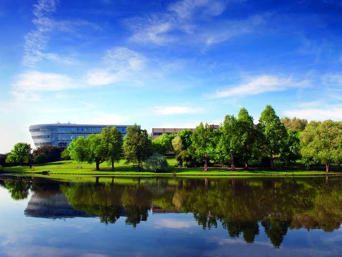 14. University of Surrey — Surrey is another university that may not have a huge international reputation, but is incredibly hard to get into. Entrants have an average of 425 UCAS points and it ranks 12th on the list of the UK