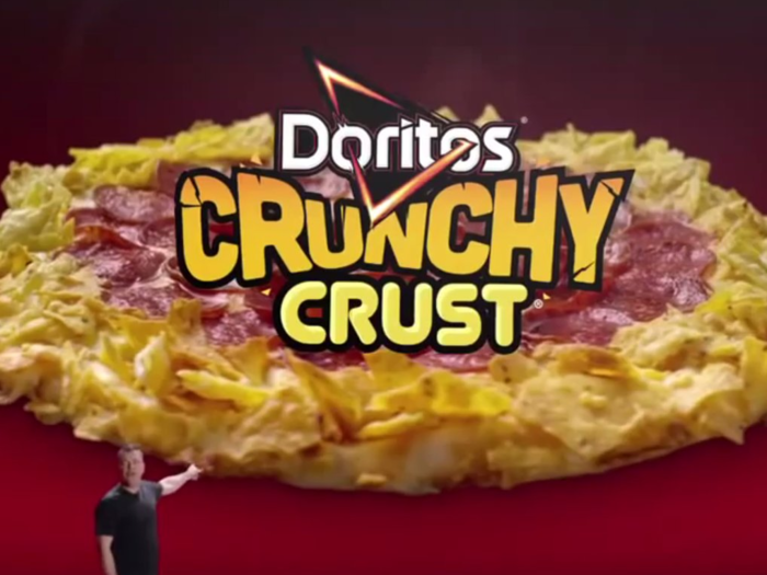 Pizza Hut Doritos Crunchy Crust Pizza