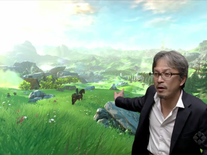 During this video, Aonuma says, "It’s quite a vast world, isn’t it? You can even reach those mountains in the distance, if you walk far enough."