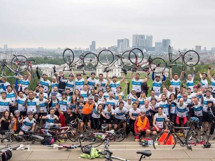 TechBikers attracts a mix of investors, founders, and techies. Employees at Google, Twitter, Goldman Sachs, Balderton Capital, Mckinsey, Founders Factory, and Salesforce have been on past rides.