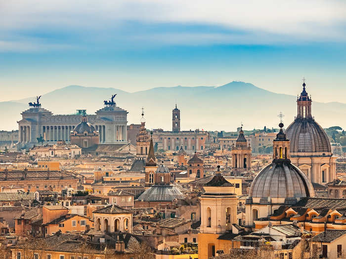 1. Rome, Italy — The Italian capital is a beautiful place to explore as a couple, especially on foot. Take a walk around the city