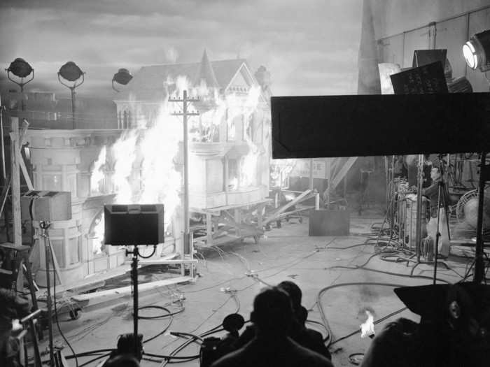 In the old days, every detail about film sets — fires, buildings, roads — had to be built by hand by the film crew. While many film sets are still required to be built by hand, there
