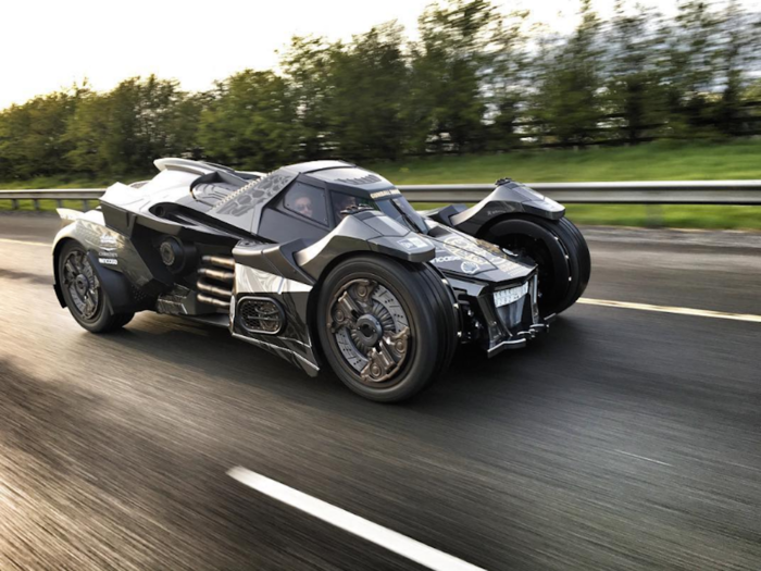 No expense was spared on the monster creation, which is powered by a Lamborghini engine.