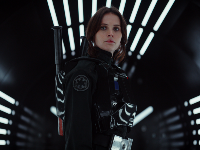 The standalone film takes place before the events of the 1977 original film and follows Jyn Erso (Felicity Jones) and a group of Rebel fighters on a mission to steal plans for the Death Star.