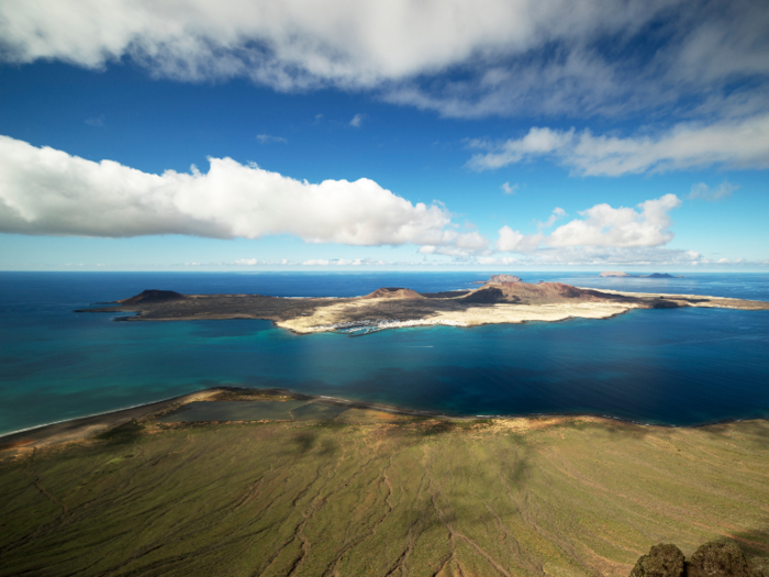 Graciosa Island (or La Graciosa), one of Spain