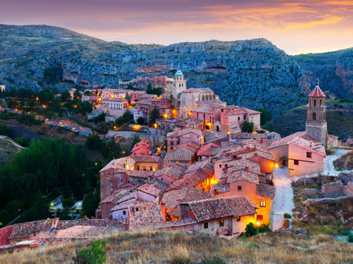 Albarracín sits perched high on a mountaintop above the Río Guadalaviar in the Spanish province of Teruel. Travelers will feel like they