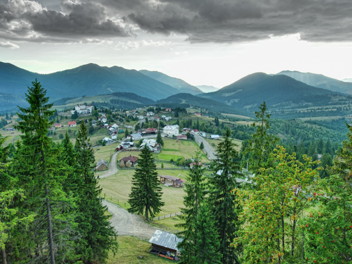 Tucked into lush, rolling hills, Bucovina is a historical region that is divided between Romania and Ukraine and is known for its painted monasteries and churches. There are plenty of centuries-old frescoes to see here.