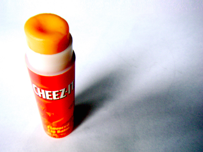 Cheez-It lip balm