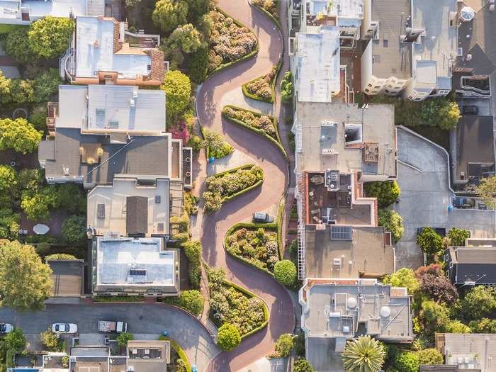 Lombard Street, San Francisco, California.