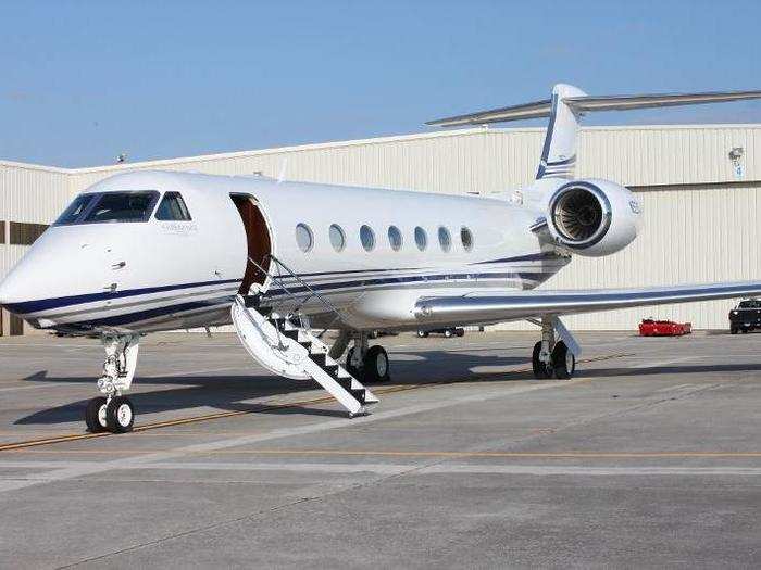 The $61.5 million G550 entered service in 2003 and was the company