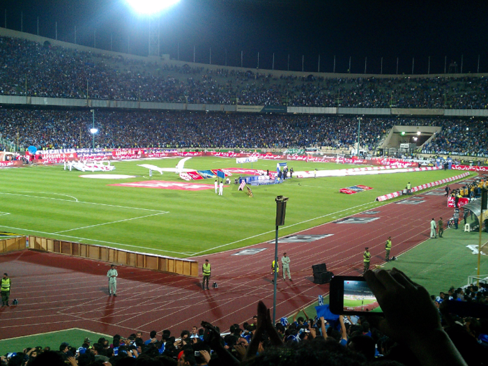 4. Azadi Stadium, Tehran, Iran