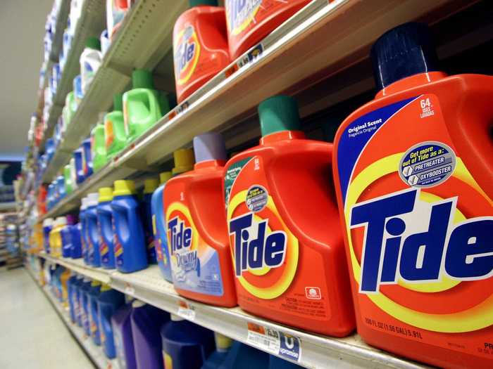 Name-brand laundry detergent