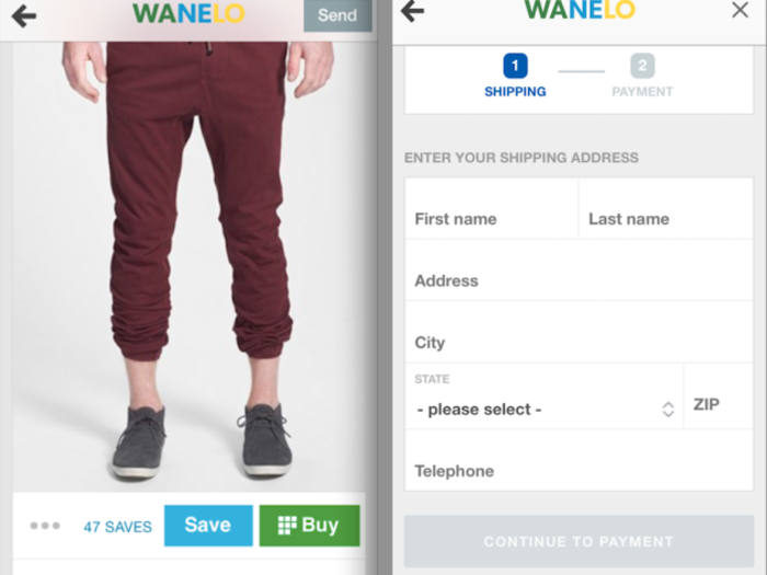 Wanelo has created a shopping community.