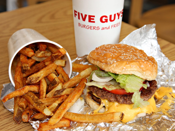 22. Five Guys Burgers and Fries