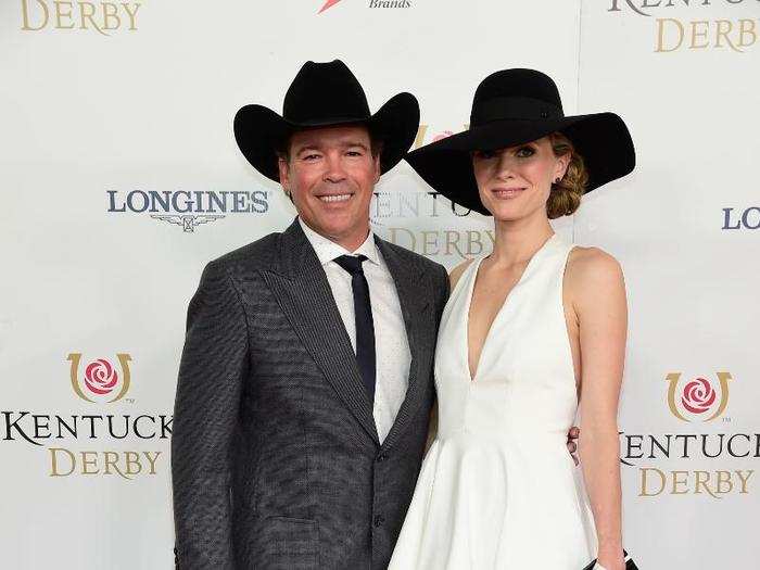 BEST: County music star Clay Walker and wife and model Jessica Craig donned simple hats and stylish outfits.