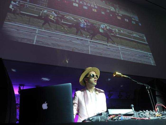 On Friday night, DJ Cassidy performed at the Hermitage Derby Toast, a party hosted by Longines and Vanity Fair.