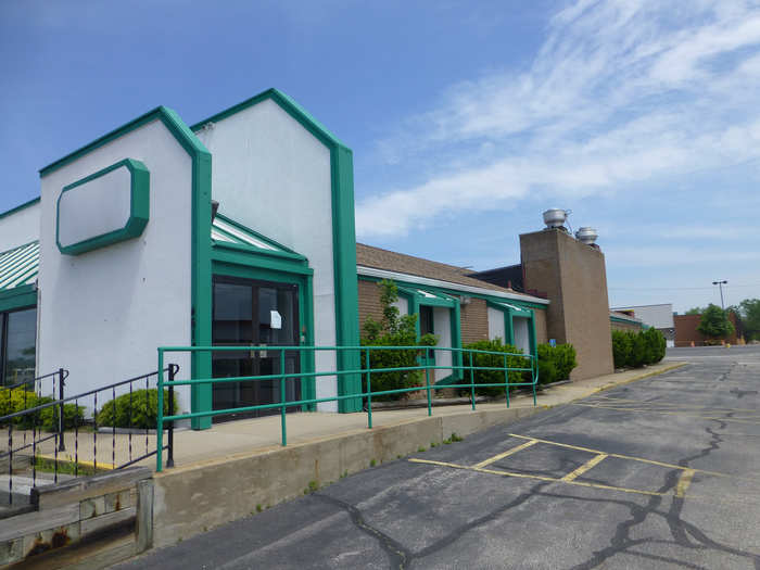 This building in North Randall, Ohio was formerly a Ponderosa steakhouse.