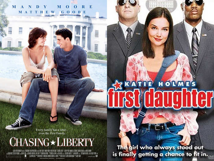 2004: "Chasing Liberty" and "First Daughter" both follow the lives of the president