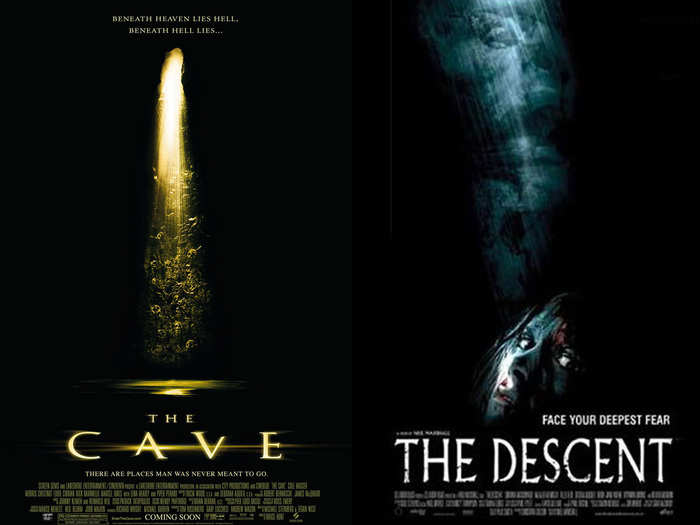 2005/2006: "The Cave" and "The Descent" take us on scary journeys deep below Earth