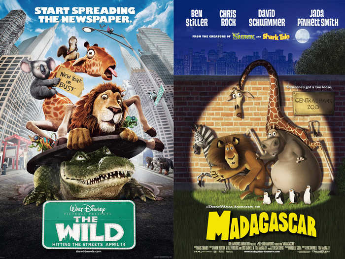 2005/2006: "Madagascar" had little competition from Disney