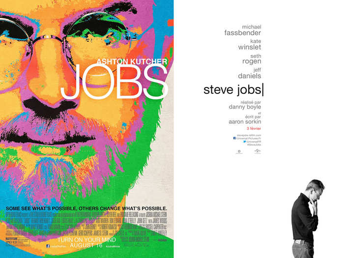 2013/2015: "Jobs" and "Steve Jobs" both followed the life of the former Apple CEO.