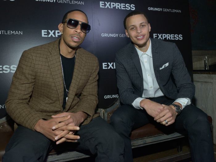 As a brand ambassador for Express menswear, he gets to hang out with Ludacris.