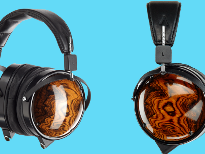 The Audeze LCD-XC are part headphones, part mahogany library. That burly look and their superb sound quality will set you back $1,799. But think of it this way: They