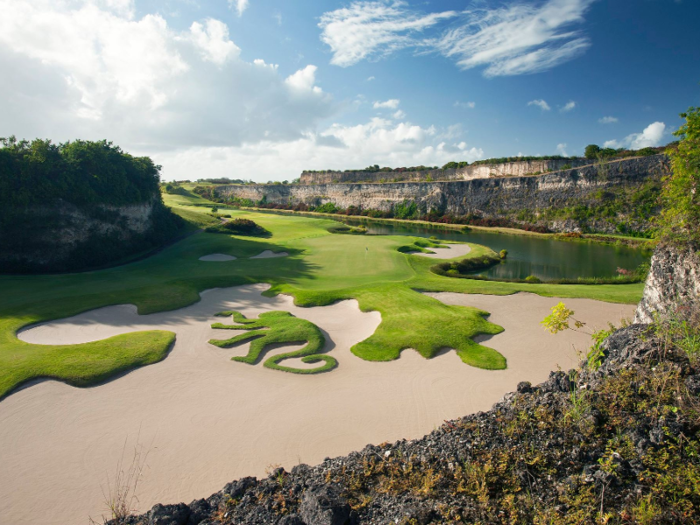 Sandy Lane has been a popular Caribbean resort with the wealthy for years, and its Green Monkey course is available exclusively to its guests. The course, which was designed by Tom Fazio, has dramatic elevation changes and spectacular views out to the sea.