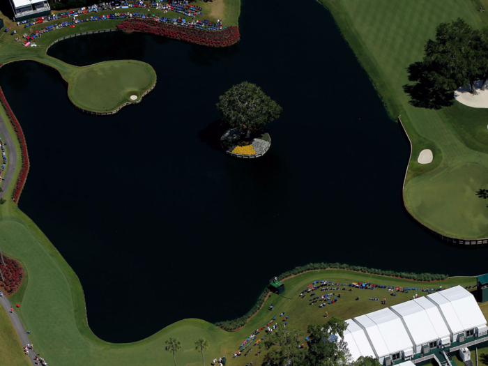 The Stadium Course at TPC Sawgrass in Ponte Vedra Beach, Florida, requires a good amount of strategic thinking, with many holes framed around the lake. It